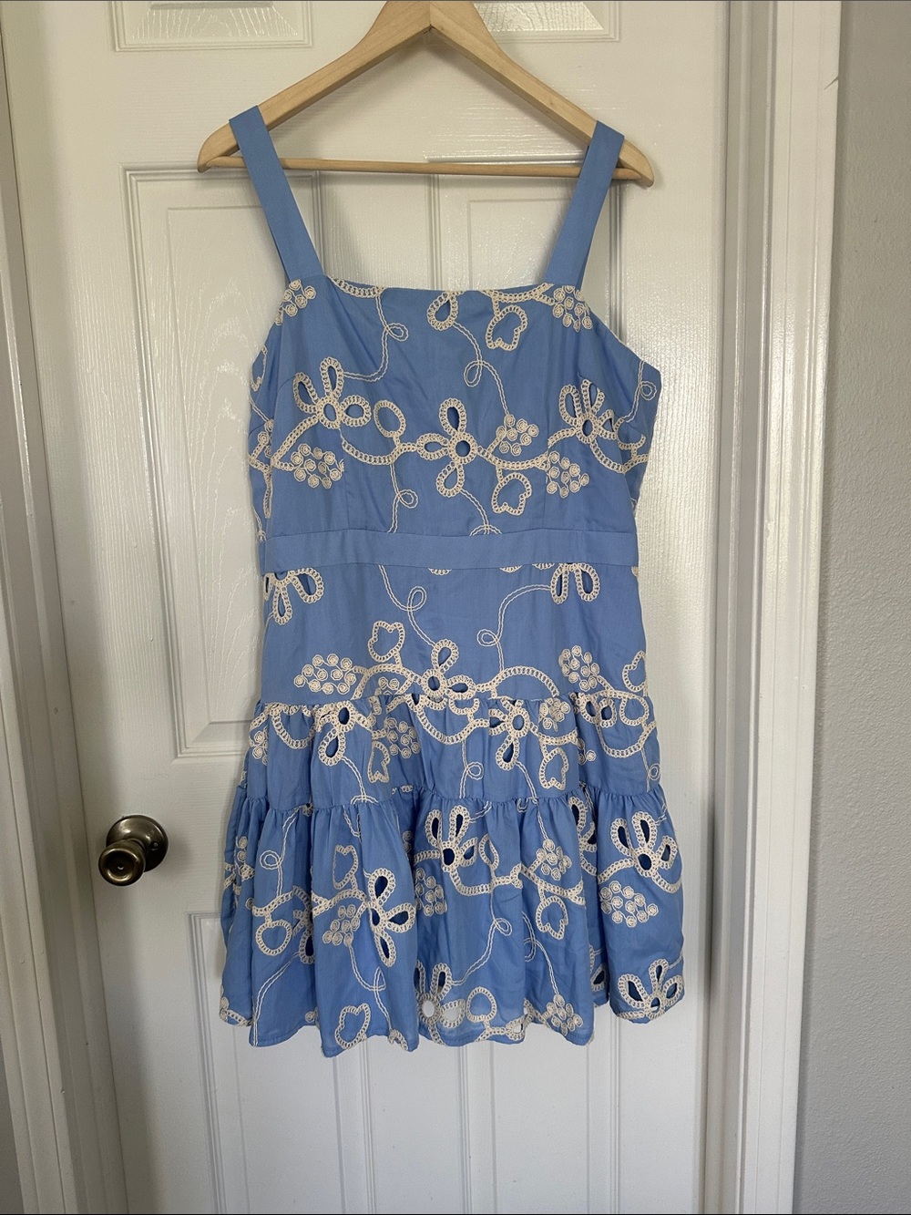 Sam Edelman Rope Embroidery Mini Sundress - Picture 8 of 9